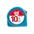 Рулетка измерительная Smartbuy ONE Tools 10м*25мм пластик фиксатор голубой (1/48)