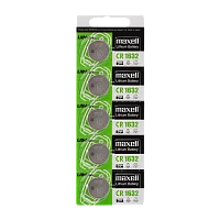 Батарейка Maxell G CR1632 BL5 Lithium 3V (5/100/2000)