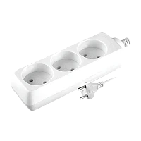 Удлинитель Volsten 3р.Б/З 10A 5.0м 2x0.75мм² IP20 белый (1/20)