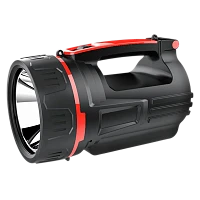 Фонарь туристический Спутник AFP824 10W 25LED от аккумулятора 2 режима черный красный