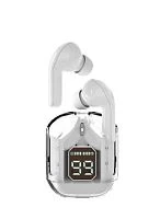 Наушники внутриканальные MORE CHOICE BW07 bluetooth 5.3 с микр. дисплей белый (1/20/100) 