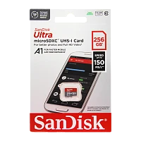 Карта памяти microSD SanDisk ULTRA 256GB Class10 A1 UHS-I (U1) 150 МБ/сек CN (Китай) без адаптера (1