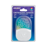 Ночник Старт Meteorite NL 2LED 220V + RGB белый (1/20)