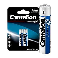 Батарейка Camelion FR03 AAA BL2 Lithium 1.5V (2/24/576) 