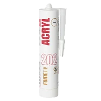 Герметик FOME FLEX Acryl 202 310мл акриловый белый (1/12)