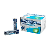Батарейка Robiton STANDARD LR6 AA BOX20 Alkaline 1.5V (20/800)