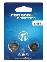 Батарейка Renata CR1616 BL2 Lithium 3V