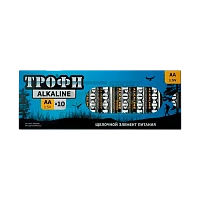Батарейка Трофи LR6 AA BOX10 Alkaline 1.5V (10/300/18900)