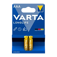 Батарейка Varta LONGLIFE LR03 AAA BL2 Alkaline 1.5V (4103) (2/20/100)