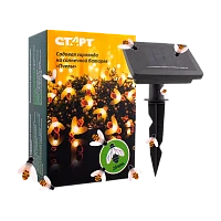 Фонарь садовый Старт Пчёлы 1W 20LED от солнечной батареи IP44 черный (1/24)