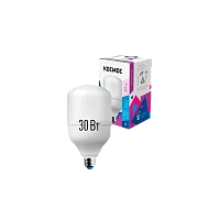 Лампа светодиодная Космос HW E27 30W 6500К 220V цилиндр матовая (1/50)
