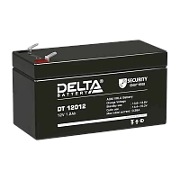 Аккумулятор свинцово-кислотный Delta DT 12012 12V 1.2Ah (1/20)