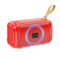 Портативная колонка Borofone BR17 bluetooth 5.1 FM/TF/USB/AUX красный (1/50)