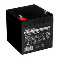 Аккумулятор свинцово-кислотный GoPower LA-1250 12V 5Ah клеммы T1/ F1 (1/10)