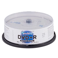 Диск DVD+R Smartbuy Premium Quality 4.7GB 16x 25шт. cake box (25/250)