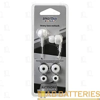 Наушники внутриканальные Smartbuy ACTION белый (1/240)