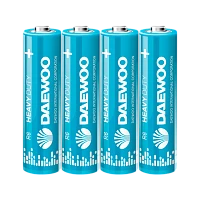 Батарейка Daewoo R6 AA Shrink 4 Heavy Duty 1.5V (4/60/960)