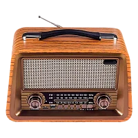 Радиоприемник DEESPI S1217 RE-07 пластик BT/AM/FM/SW/USB/AUX/MicroSD РЕТРО-стиль