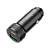 Автомобильное З/У HOCO Z49B 1USB/Type-C 3.0A 38W QC3.0 черный (1/13/130)