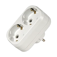 Разветвитель Makel 2р.С/З белый 10031 (1/20)