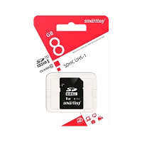 Карта памяти SD Smartbuy 8GB Class10 10 МБ/сек