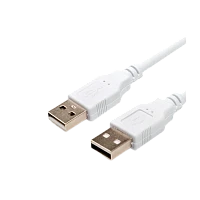 Кабель Atcom USB (m)-USB (m) 1.8м силикон белый (1/10/250)