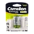 Аккумулятор бытовой Camelion HR6 AA BL2 NI-CD 600mAh (2/24/480)