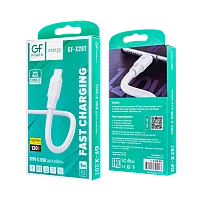 Кабель GFPower X28T USB (m)-Type-C (m) 1м 120W ПВХ белый (1/120/480)