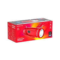 Портативная колонка Borofone BR7 bluetooth 5.0 microSD фонарик красный (1/40)