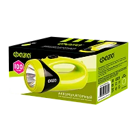 Фонарь туристический Фаzа AccuF8-L1W/L12 1W 1+12LED от аккумулятора зеленый (1/20)