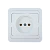 Розетка Makel Mimoza 1гн. 16A керамика белый 12002 (1/12)