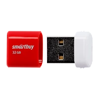 Флеш-накопитель Smartbuy Lara 32GB USB2.0 пластик красный 