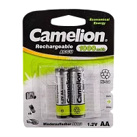 Аккумулятор бытовой Camelion HR6 AA BL2 NI-CD 1000mAh  (2/24/480)