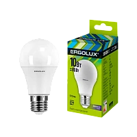 Лампа светодиодная Ergolux A60 E27 10W 6500К 172-265V груша ЛОН (1/10/100)