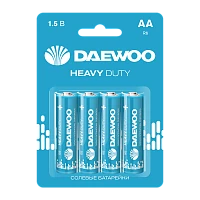 Батарейка Daewoo R6 AA BL4 Heavy Duty 1.5V (4/40/960)