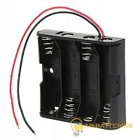 Отсек для элементов питания ROBITON BH4xAA с двумя проводами PH1 (1/100/500)