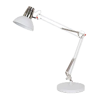 Светильник настольный Camelion KD-431A 40W 230V E27 на основании белый