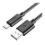 Кабель HOCO X88 USB (m)-microUSB (m) 1.0м 2.4A ПВХ черный (1/420)