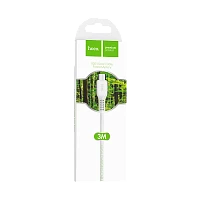 Кабель HOCO X20 USB (m)-microUSB (m) 3м 2.0A ПВХ белый (1/30/300)