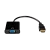 Переходник Atcom HDMI (m)-VGA (f) черный (1/5/250)