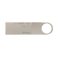 Флеш-накопитель Kingston DataTraveler SE9 G2 64GB USB3.0 металл серебряный 