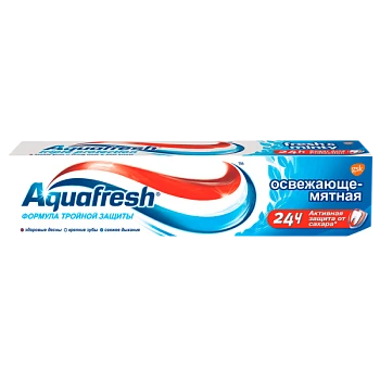 Зубная паста Aquafresh Освежающе-Мятная 100мл (1/12)