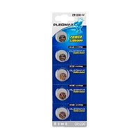 Батарейка Pleomax CR1220 BL5 Lithium 3V (5/100/2000/80000)