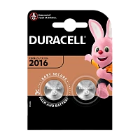 Батарейка Duracell CR2016 BL2 Lithium 3V (2/20/200)