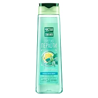 Шампунь Чистая линия Против перхоти 400мл с ментолом, мятой и пребиотиками (1/12)