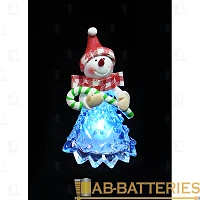 Фигурка Космос "Дед Мороз" пластик 10см с подсветкой со шнурком (1/29)