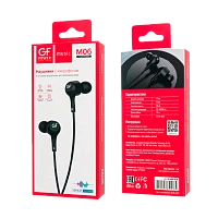 Наушники внутриканальные GFPower M06 с микр. черный 
