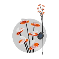 Светильник садово-парковый Космос 6 пчелок 6LED солнечная батарея (1/30)