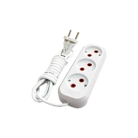 Удлинитель SPARK LUX 310 3р.Б/З 16A 5.0м белый (1/48)