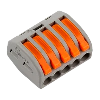 Строительно-монтажная клемма с рычажками, 5 отверстий (SBE-cwcc-5)